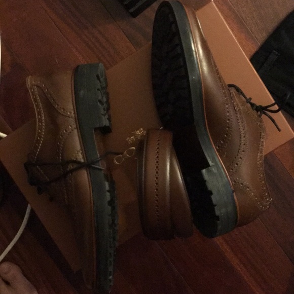 Coach Wing tips  & Allen Edmonds belt - Picture 6 of 8